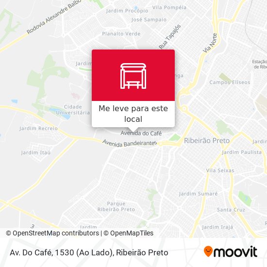 Av. Do Café, 1530 (Ao Lado) mapa