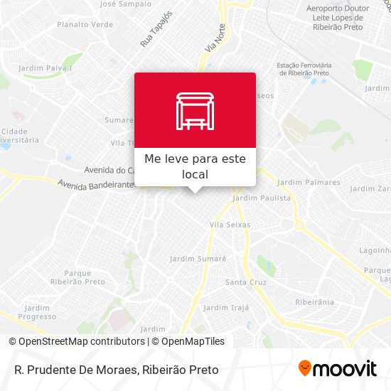 R. Prudente De Moraes mapa