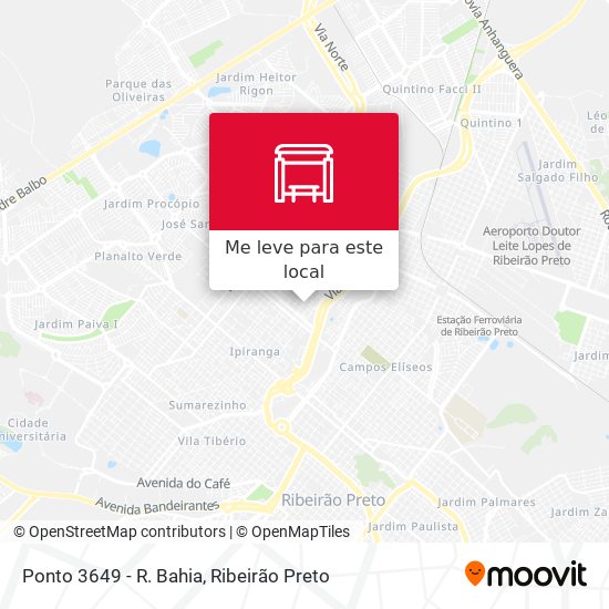 Ponto 3649 - R. Bahia mapa