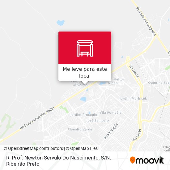 R. Prof. Newton Sérvulo Do Nascimento, S / N mapa