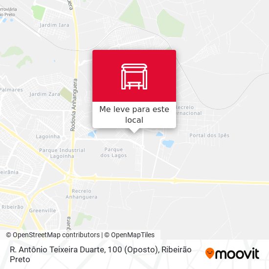 R. Antônio Teixeira Duarte, 100 (Oposto) mapa