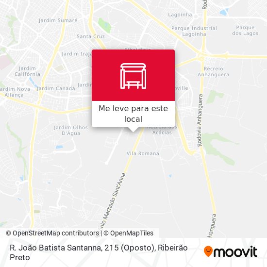 R.  João Batista Santanna, 215 (Oposto) mapa