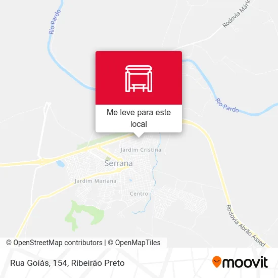 Rua Goiás, 154 mapa