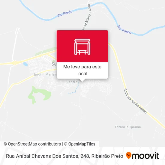 Rua Aníbal Chavans Dos Santos, 248 mapa