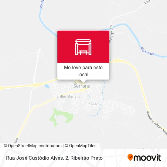 Rua José Custódio Alves, 2 mapa