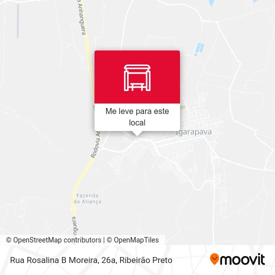 Rua Rosalina B Moreira, 26a mapa