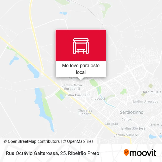 Rua Octávio Galtarossa, 25 mapa
