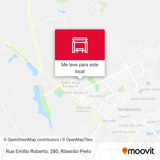 Rua Emílio Roberto, 280 mapa
