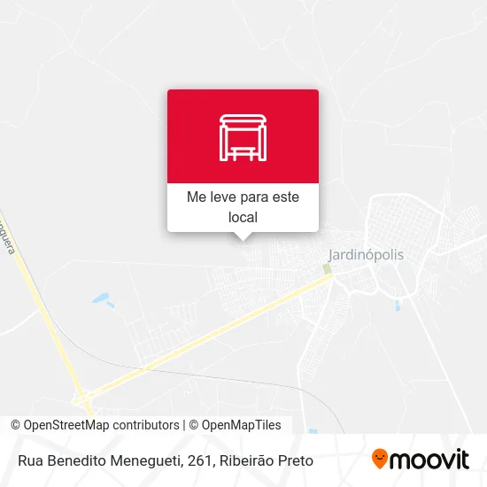 Rua Benedito Menegueti, 261 mapa