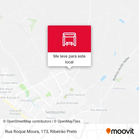 Rua Roque Moura, 173 mapa