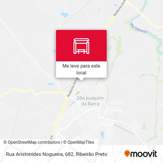 Rua Aristonides Nogueira, 682 mapa