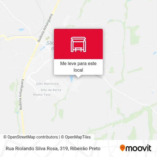Rua Riolando Silva Rosa, 319 mapa
