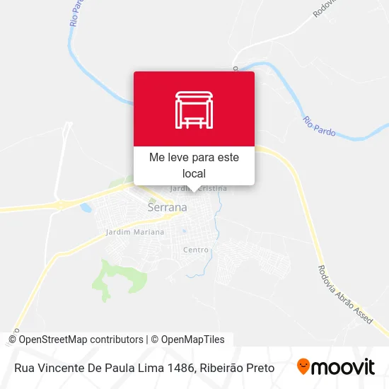 Rua Vincente De Paula Lima 1486 mapa