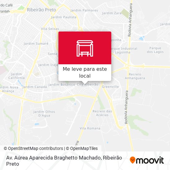 Av. Aúrea Aparecida Braghetto Machado mapa