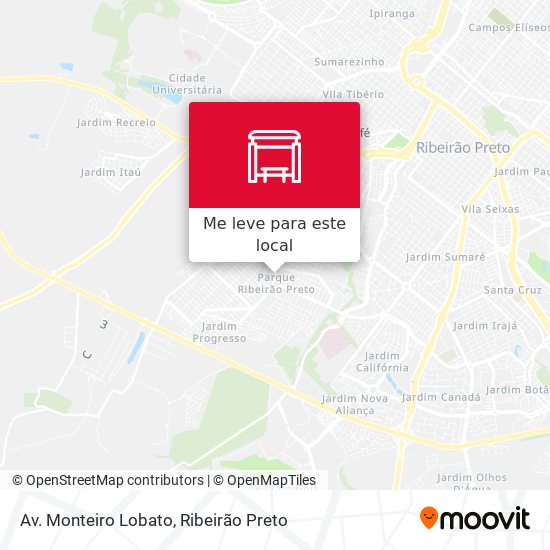 Av. Monteiro Lobato mapa