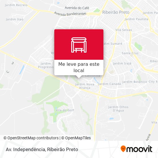 Av. Independência mapa