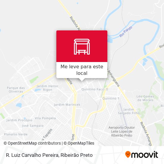 R. Luiz Carvalho Pereira mapa