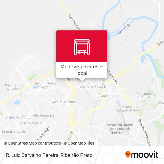 R. Luiz Carvalho Pereira mapa