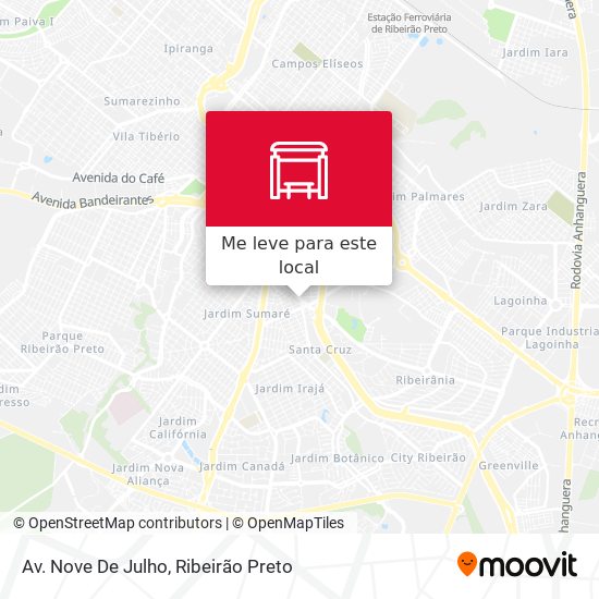 Av. Nove De Julho mapa