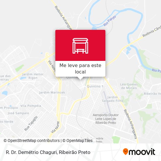 R. Dr. Demétrio Chaguri mapa
