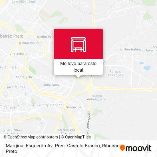 Marginal Esquerda Av. Pres. Castelo Branco mapa