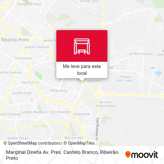 Marginal Direita Av. Pres. Castelo Branco mapa