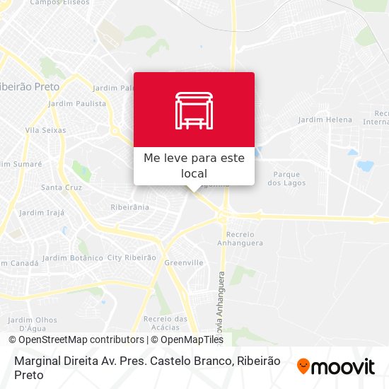 Marginal Direita Av. Pres. Castelo Branco mapa