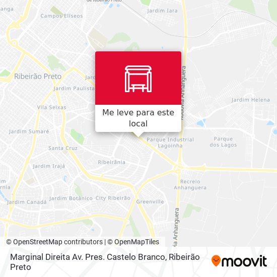 Marginal Direita Av. Pres. Castelo Branco mapa