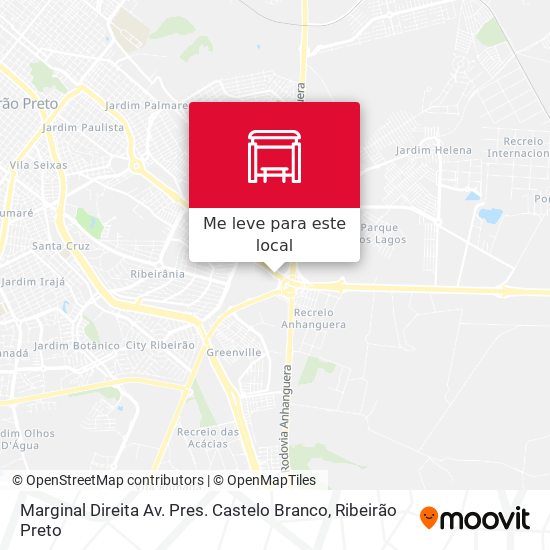 Marginal Direita Av. Pres. Castelo Branco mapa