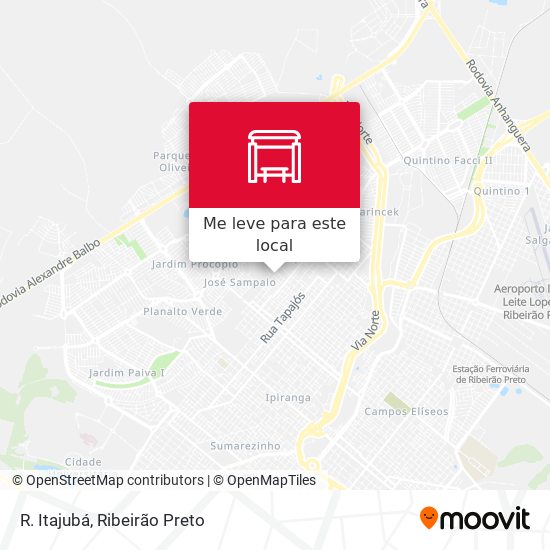 R. Itajubá mapa