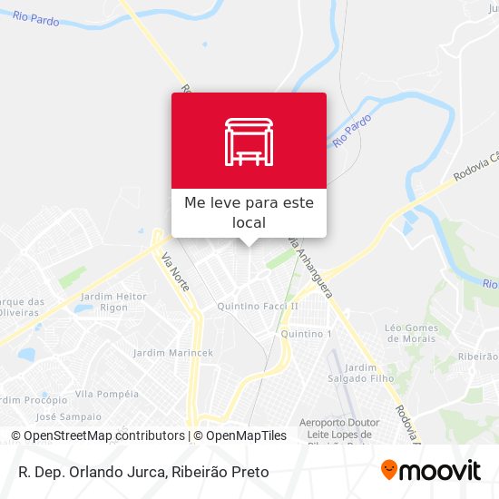 R. Dep. Orlando Jurca mapa