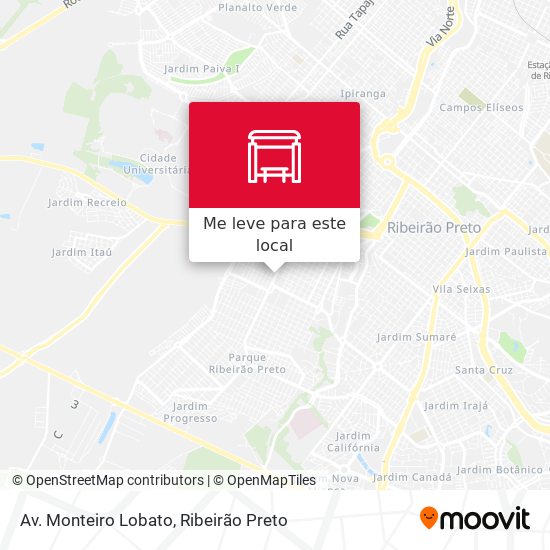 Av. Monteiro Lobato mapa