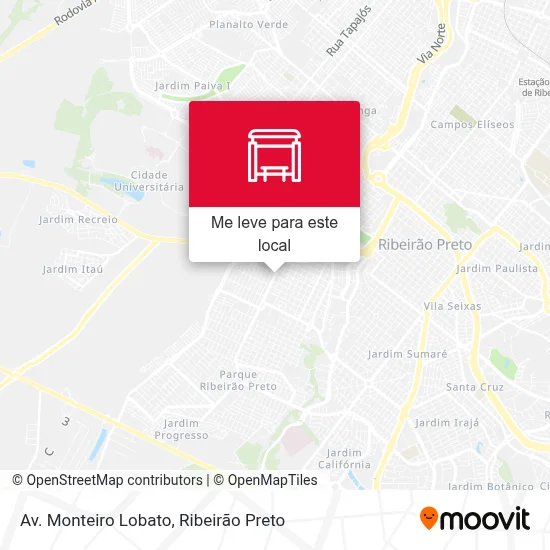 Av. Monteiro Lobato mapa