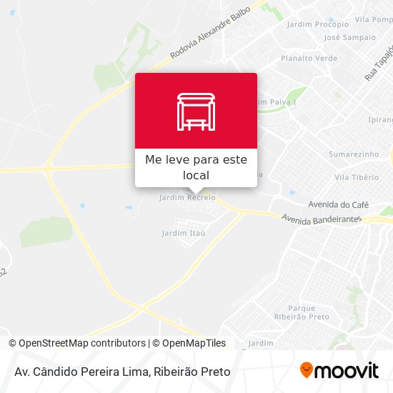 Av. Cândido Pereira Lima mapa