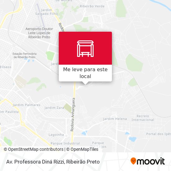 Av. Professora Diná Rizzi mapa