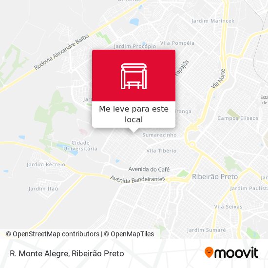 R. Monte Alegre mapa