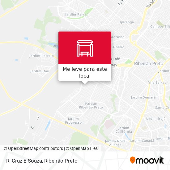 R. Cruz E Souza mapa