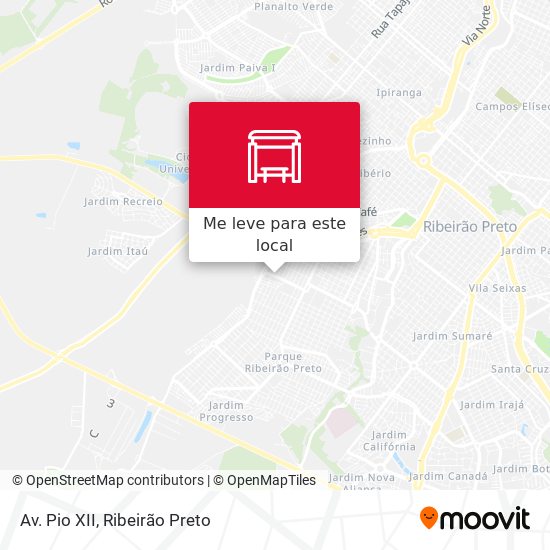 Av. Pio XII mapa