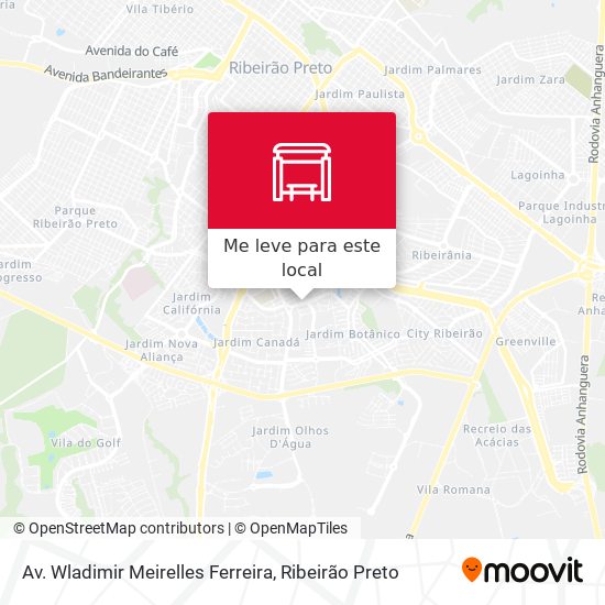 Av. Wladimir Meirelles Ferreira mapa