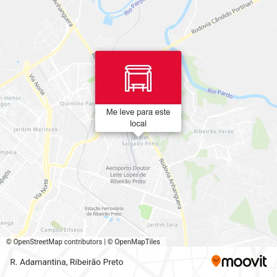 R. Adamantina mapa