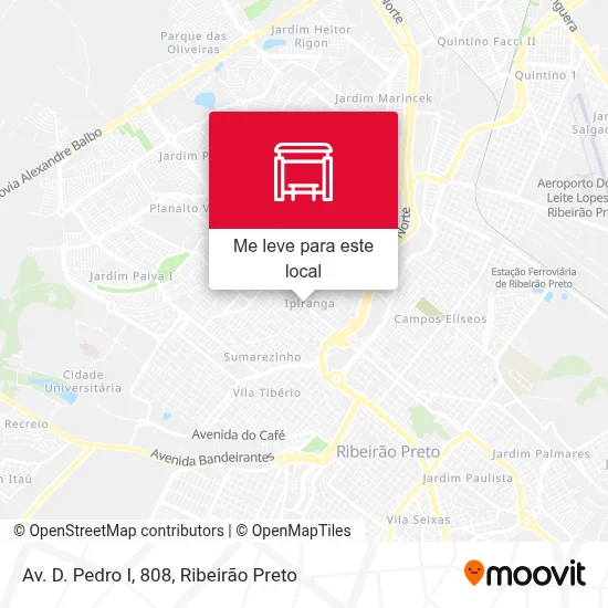 Av. D. Pedro I, 808 mapa