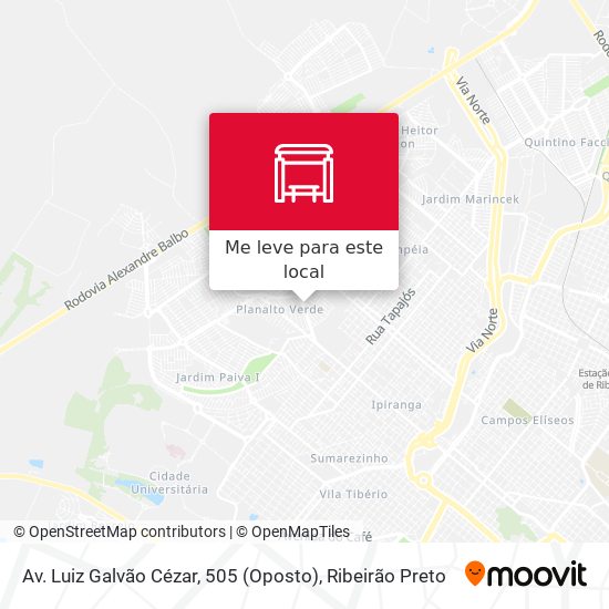 Av. Luiz Galvão Cézar, 505 (Oposto) mapa