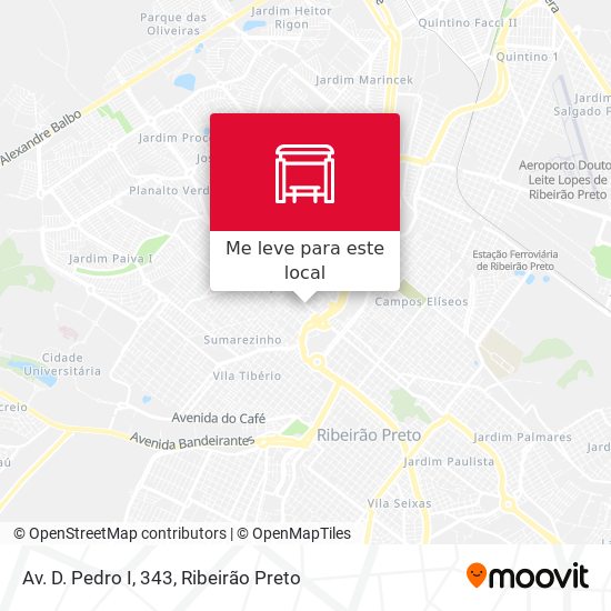 Av. D. Pedro I, 343 mapa