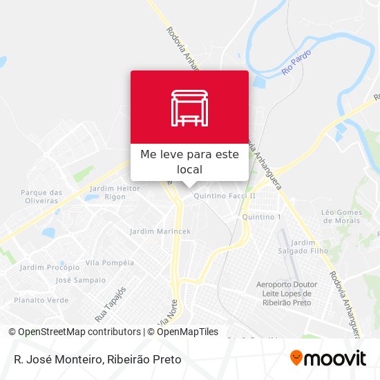 R. José Monteiro mapa