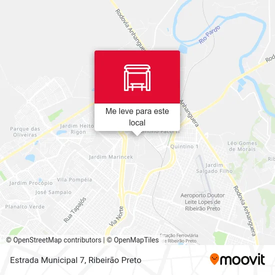 Estrada Municipal 7 mapa