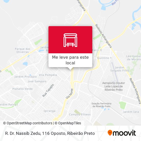 R. Dr. Nassib Zedu, 116 Oposto mapa