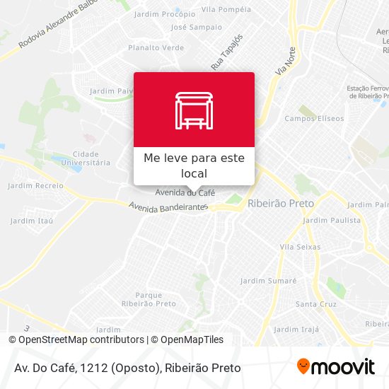 Av. Do Café, 1212 (Oposto) mapa