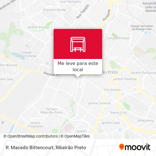 R. Macedo Bittencourt mapa