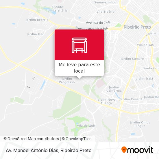 Av. Manoel Antônio Dias mapa