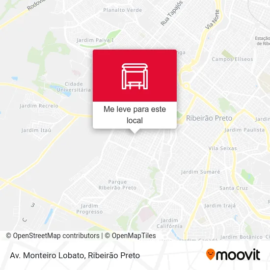 Av. Monteiro Lobato mapa
